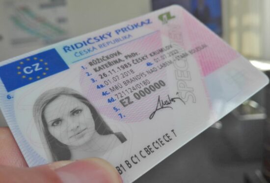 Czech Republic driver's license