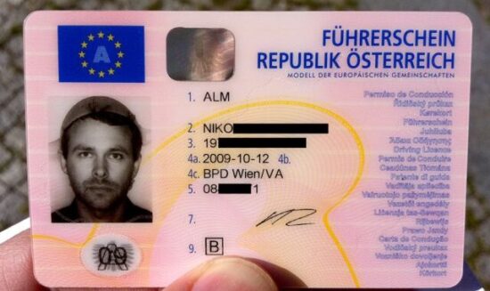 Austrian driver's license